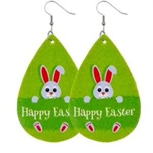 Happy Easter Bunny Earrings